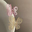 Women's Romantic Butterfly Acrylic Hair Claw Clip - Jelly Acetate Bow Design