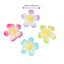 Women's Gradient Flower Hair Claw Clip - Sweet Style Plastic Hair Accessory