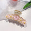 Women's Heart Shape Flower Acrylic Hair Claw Clip