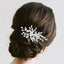 Women's Elegant Pearl Metal Insert Hair Comb