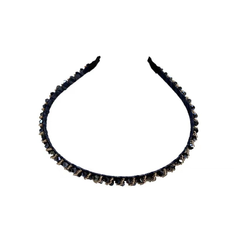 Women's Crystal Beaded U-Shape Hair Band