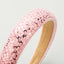 Women's Luxury Handmade Beaded Crystal Sequin Wide-Brimmed Headband Hair Accessories