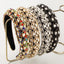 Women's Vintage Rhinestone Embellished Hairband - Elegant Retro Style