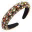 Women's Vintage Rhinestone Embellished Hairband - Elegant Retro Style