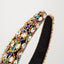 Women's Vintage Rhinestone Embellished Hairband - Elegant Retro Style