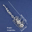 Women's Bridal Flower Pearl Resin Hair Band Accessory