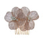 Women's Bridal Flower Crystal Hair Clip and Comb Set