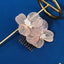 Women's Bridal Flower Crystal Hair Clip and Comb Set