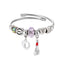 Y2K Swan Shell Stainless Steel Beaded Bracelet