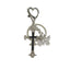 Y2K Cross Heart Butterfly Alloy Tassel Keychain Accessory