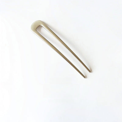 Metal U-Shaped Hairpin for Bun Hairstyles