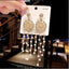1 Pair Elegant Star Tassel Heart Shape Alloy Inlay Artificial Pearls Rhinestones Glass Women'S Earrings