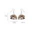 1 Pair Fashion Animal Arylic Women'S Drop Earrings