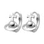 1 Pair Fashion Cross Planet Saturn Copper Plated Hoop Earrings