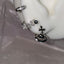 1 Pair Fashion Cross Planet Saturn Copper Plated Hoop Earrings