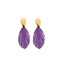 1 Pair Fashion Leaf Iron Plating Women'S Drop Earrings