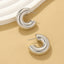 1 Pair IG Style C Shape Plating Alloy Ear Studs