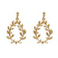 1 Pair Retro Leaf Square Alloy Women'S Earrings