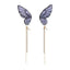 1 Pair Simple Style Butterfly Epoxy Chain Women'S Drop Earrings