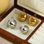 1 Pair Simple Style C Shape Polishing Plating Chunky Stainless Steel 18K Gold Plated Ear Studs