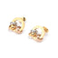 1 Pair Minimalist Circle Stainless Steel Plated Earrings