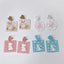 1 Pair Simple Style Flower Resin Stoving Varnish Women'S Earrings