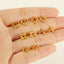 1 Pair Minimalist Geometric 18K Gold Plated Stainless Steel Stud Earrings