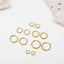 Minimalist Geometric Stainless Steel and S925 Silver Hoop Earrings
