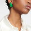 Simple Water Drop Epoxy Stainless Steel Earrings