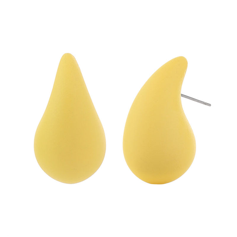 Sweet Acrylic Water Droplet Statement Earrings