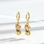 Y2K Mermaid Inlay Copper Zircon Drop Earrings for Women
