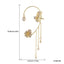 Fairy Butterfly Crystal Inlay Ear Cuff for Women