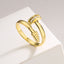 1 Piece Minimalist Geometric 18k Gold Plated Zircon Open Ring