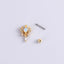 1 Piece Fashion Heart Shape Stainless Steel Plating Inlay Zircon Ear Studs