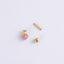 1 Piece Fashion Heart Shape Stainless Steel Plating Inlay Zircon Ear Studs