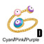 INS Style Y2K Devil's Eye Copper Enamel Open Ring - Vintage Fashion Eye Design Ring for Women