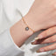 1 Piece Simple Style Devil'S Eye Sterling Silver Inlay Zircon Bracelets
