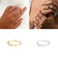 Simple Style Silver Zircon Flower Adjustable Ring