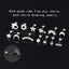 1 Piece Streetwear Moon Heart Shape Flower Stainless Steel Copper Plating Inlay Zircon Ear Studs