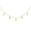 18K Fashion Color Zirconium Lollipop Copper Necklace