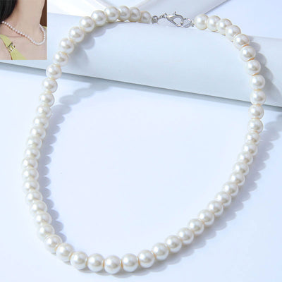 8mm Fashion Simple Pearl Necklace