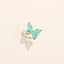 Acrylic Butterfly Adjustable Transparent Ring - Trendy Fashion for Girls