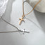 Alloy Geometric Cross Pendant Women's  Necklace