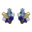 Angel Wings With Rhinestone Stud Earrings NHJQ139222