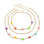 Baroque Pearl Braided Daisy Beaded Necklace
