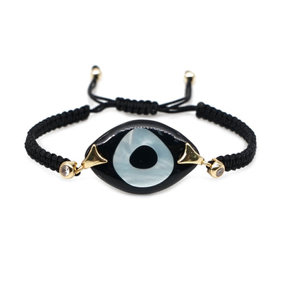 Bohemian Handcrafted Evil Eye Acrylic Bracelet