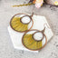 Bohemian Hand-woven Hollow Wool Alloy Earrings