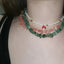 Bohemian Multicolor Crystal Gravel Choker Necklace