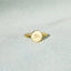 Casual Geometric S925 Sterling Silver Inspirational Ring for Women