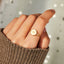Casual Geometric S925 Sterling Silver Inspirational Ring for Women